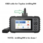 OBD Cable Diagnostic Cable for Topdon ArtiDiag500 Scanner
